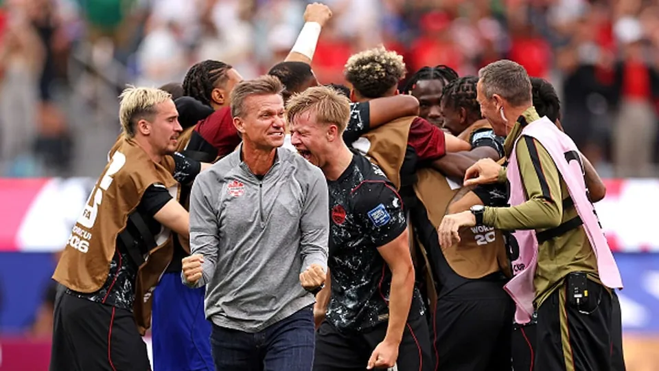Marsch says he will get his wish to have Canada face a 'football giant' in next round